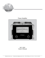McIntosh MC-1-2KW - Owners manual